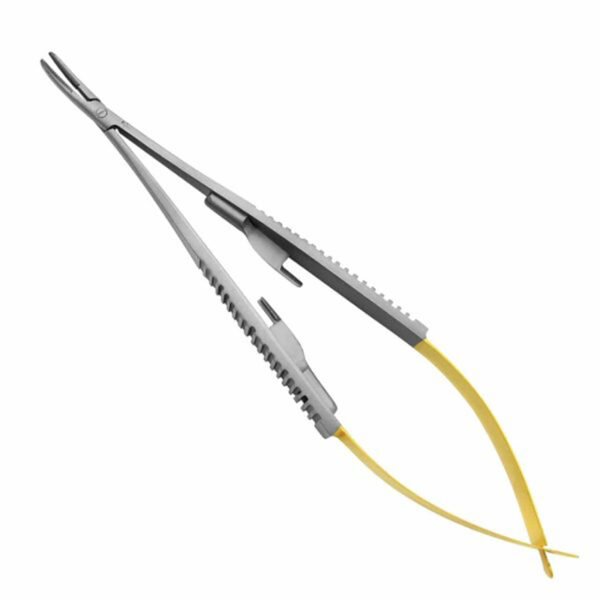Castroviejo Needle Holder Tc Curved 18cm