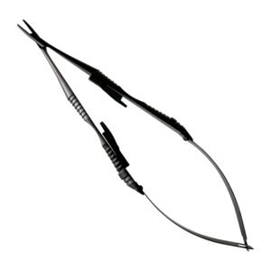 Castroviejo Needle Holder TC STR 16cm Titanium Black