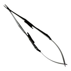 Castroviejo Micro Needle Holder TC STR 18cm Titanium Black