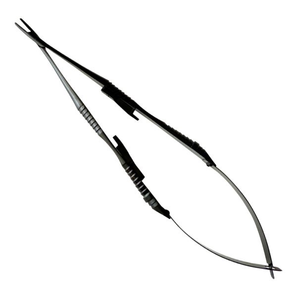 Castroviejo Micro Needle Holder TC STR 18cm Titanium Black